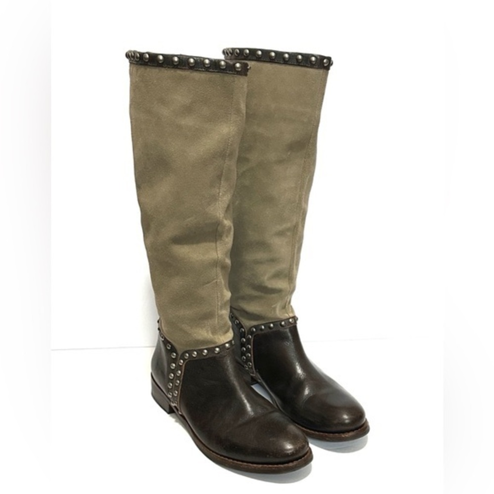 Matisse Conquest studded  Knee-High Boots - Brown and Tan size 9